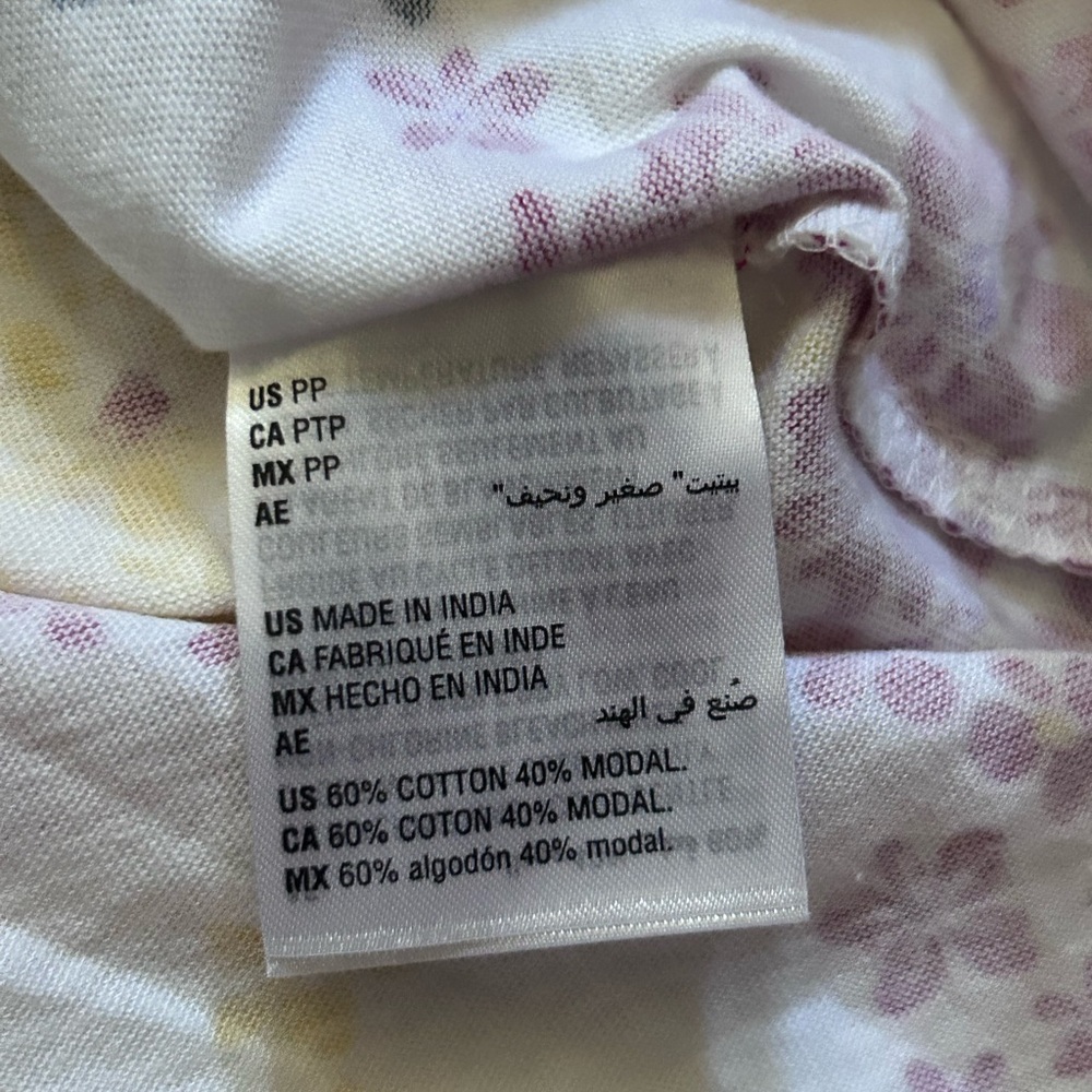 Style & Co. Pink and Yellow Floral Blouse - Picture 4 of 5